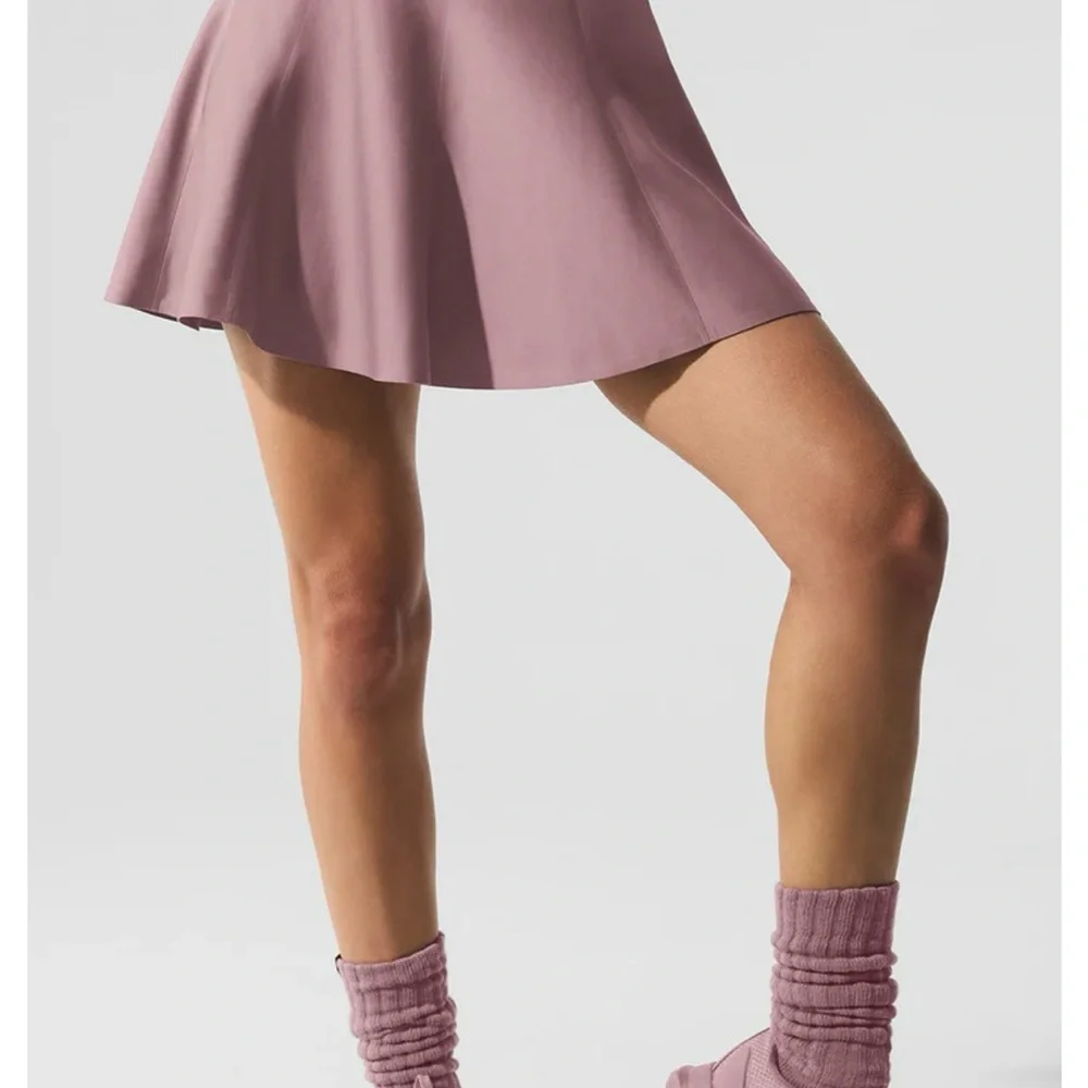ALO Yoga Smoky Quartz Airlift Tennis Skirt